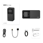 For DJI Matrice 4D / 4TD LKTOP UC363 Digital Display 3-Channel Charging Manager 300W Battery Fast Charger, US Plug, EU Plug