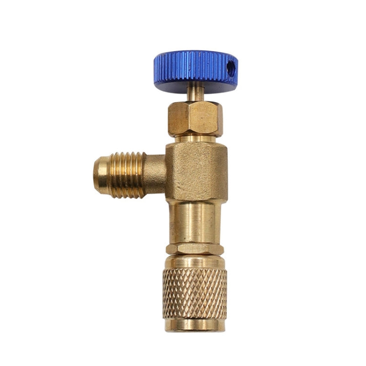 Air Conditioner Fluoridation Safety Valve Refrigerant Filling Connector, Side R22 Bottom R22, Side R410 Bottom R410, Side R410 Bottom R22, Side R22 Bottom R410