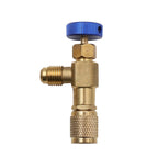 Air Conditioner Fluoridation Safety Valve Refrigerant Filling Connector, Side R22 Bottom R22, Side R410 Bottom R410, Side R410 Bottom R22, Side R22 Bottom R410