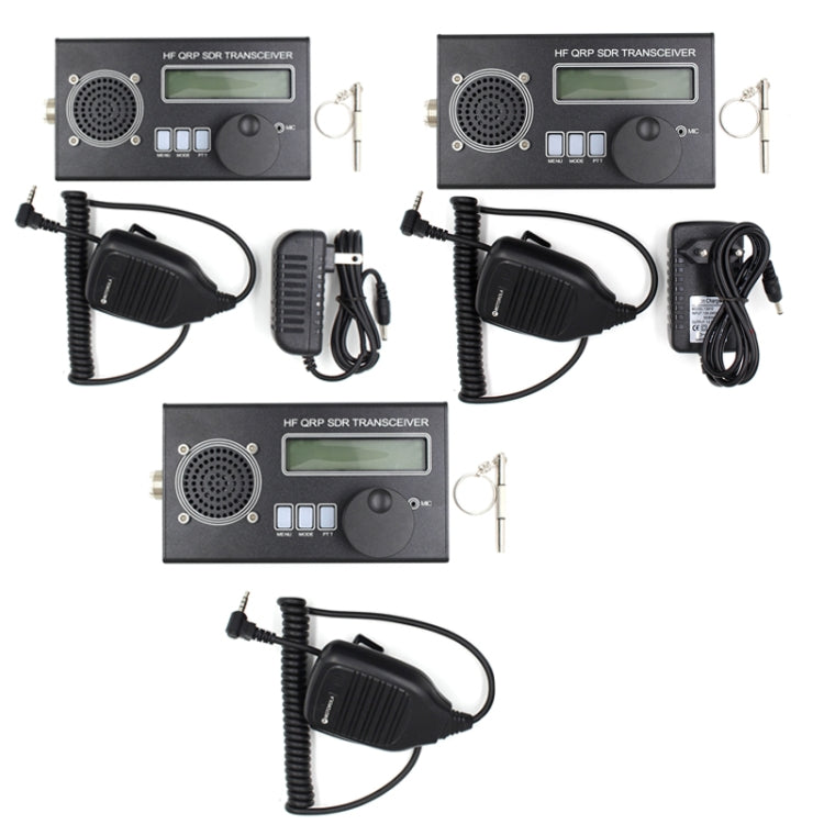 Mini 8 Band SSB/CW QRP Transceiver For Ham Radio, Style:, Host + Hand Mi  + US, Host + Hand Mi + EU