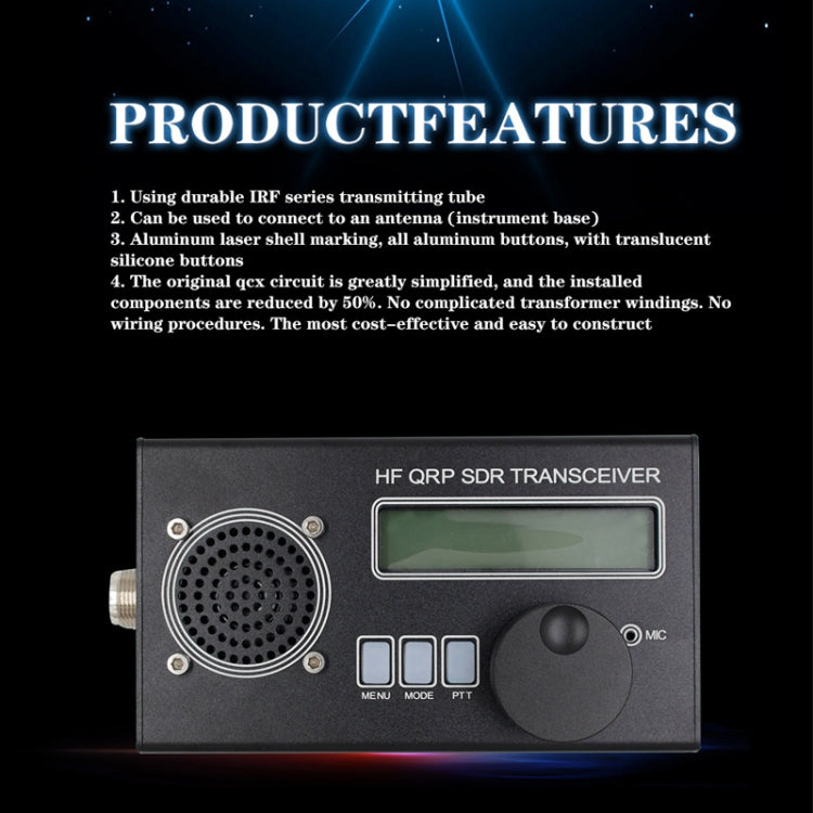 Mini 8 Band SSB/CW QRP Transceiver For Ham Radio, Style:, Host + Hand Mi  + US, Host + Hand Mi + EU