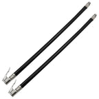 2 PCS Bicycle Car Tire Rubber Tube Pump Nozzle, Specification:, 9.5mm Black, 12.5mm Black, 9.5mm Blue, 12.5mm Blue