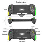 STK-7037 For Switch Game Controller with 6-axis Somatosensory Burst Function, STK-7037 (Yellow Green)