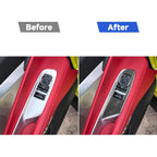 For Chevrolet Corvette C8 2pcs /Set Left-Hand Drive Lift Button Decorative Sticker, Left-Hand Drive