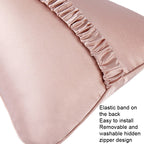 TZ19 Silk Car Head Pillow Car Memory Foam Comfort Lumbar Support, TZ19 Green, TZ19 Champagne, TZ19 Silver Gray, TZ19 Navy, TZ19 Pink, TZ19 Black