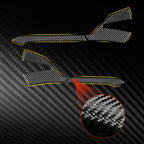 For Chevrolet Corvette C8 4pcs /Set Right-Hand Drive Rearview Mirror Anti-Scratch Sticker, Right-Hand Drive