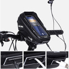 WILD MAN XT1 1L Bicycle EVA Hard Shell Phone Touch Screen Handlebar Bag, XT1(Twill), XT1(Solar)