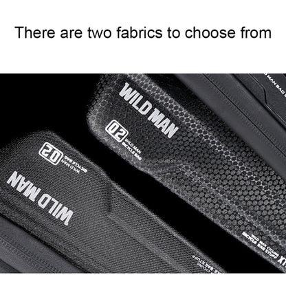 WILD MAN XT2 1L Bicycle EVA Hard Shell Waterproof Phone Touch Screen Beam Bag, XT2(Twill), XT2(Solar)