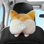 Multifunctional Cartoon Armrest Box Seat Back Tissue Box, Styles:, Corgi, Lying Goose