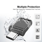USB 2.0 + Type-C/USB-C High Speed ??Mini Computer and Phone Dual-purpose Rotary U Disk, Type-C2.0 32GB, Type-C2.0 64GB, Type-C2.0 128GB