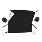 Car Front Window Snow Coated Silver Cloth Anti-freeze Sun Blocker Cover, 205x150x167cm