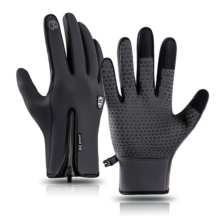 A045 Cycling Gloves Touch Screen Windproof Waterproof Sport Keep Warm Gloves, M, L, XL