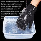 HUNTRANGE A023 Outdoor Waterproof Sports Riding Velvet Touch Screen Gloves, M, L, XL