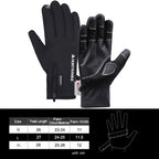 HUNTRANGE A023 Outdoor Waterproof Sports Riding Velvet Touch Screen Gloves, M, L, XL