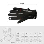 HUNTRANGE A022 Outdoor Waterproof Touch Screen Riding Keep Warm Gloves, S, M, L, XL, XXL