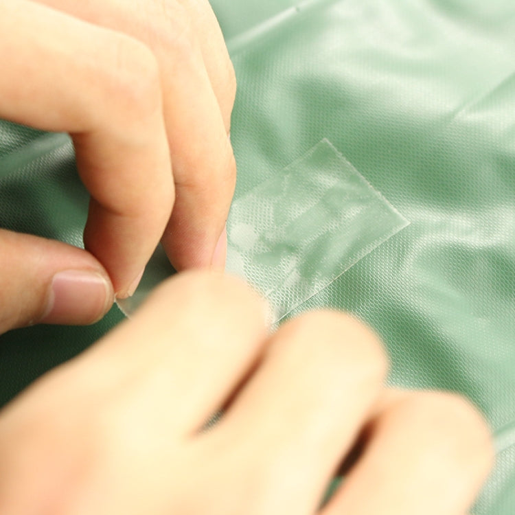 TPU Transparent Repair Patch Tent Swim Ring Waterproof Patch Adhesive, 10 PCS 7x7cm, 1 Roll 375cm