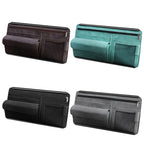 DE RAN FU Car Shade Glasses Box Storage Bag Car Flip Fur Glue Box Zipper Card Bag, 8018 Grey, 8018 Blue, 8018 Black, 8018 Brown