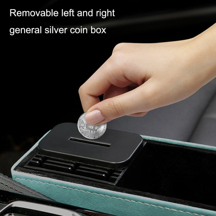 DE RAN FU Car Seat Storage Box Cup Holder Fur Citrine Phone Sundry Storage Box, 6030 Brown, 6030 Blue, 6030 Black, 6030 Grey
