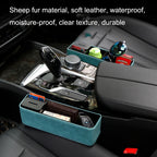 DE RAN FU Car Seat Storage Box Cup Holder Fur Citrine Phone Sundry Storage Box, 6030 Brown, 6030 Blue, 6030 Black, 6030 Grey