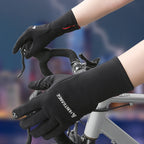 HUNTRANGE A037 Plus Velvet Sports Windproof Waterproof Touch Screen Riding Gloves, M, L, XL