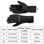 HUNTRANGE A037 Plus Velvet Sports Windproof Waterproof Touch Screen Riding Gloves, M, L, XL