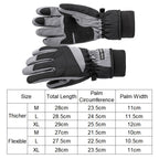 HLINTRANGE 061 Skiing Warm Gloves Sports Riding Waterproof Touch Screen Gloves, M, L, XL
