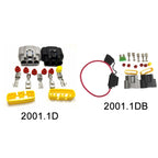 Motorbike Connectors Motorcycle Rectifier Pair Plugs, 2001.1D, 2001.1DB