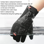 HUNTRANGE A055 Waterproof Riding Sports Touch Screen Keep Warm Gloves, M, L, XL