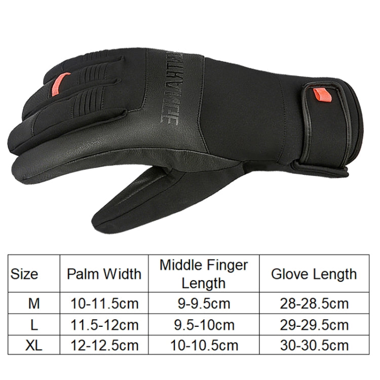 HUNTRANGE A055 Waterproof Riding Sports Touch Screen Keep Warm Gloves, M, L, XL