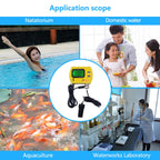 PH Tester Durable Acid Meter Swimming Pool Temperature Monitor With Backlight, Plug Type:, US Plug, EU Plug