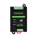 Waveshare Industrial 4-Ch PWM Output Module Modbus RTU RS485, Adjustable Frequency & Duty Cycle, Modbus RTU PWM Output 4CH