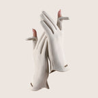 Touch Screen Plus Velvet Keep Warm Riding Gloves, Women Milk White), Women Dark Green, Women Camel, Women Black, Men Black, Men Gray, Men Camel, Women Pink