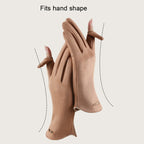 Touch Screen Plus Velvet Keep Warm Riding Gloves, Women Milk White), Women Dark Green, Women Camel, Women Black, Men Black, Men Gray, Men Camel, Women Pink