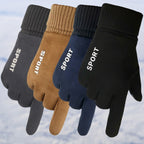 Q35 Suede Men Warm Gloves Touch Screen Sports Cycling Gloves, Q35 Khaki, Q35 Black, Q35 Dark Blue, Q35 Gray
