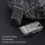 KS007A Titanium Alloy Whistle Dual Tube High Frequency Motion Survival Whistle, KS007A Sandblast, KS007A Stonewash