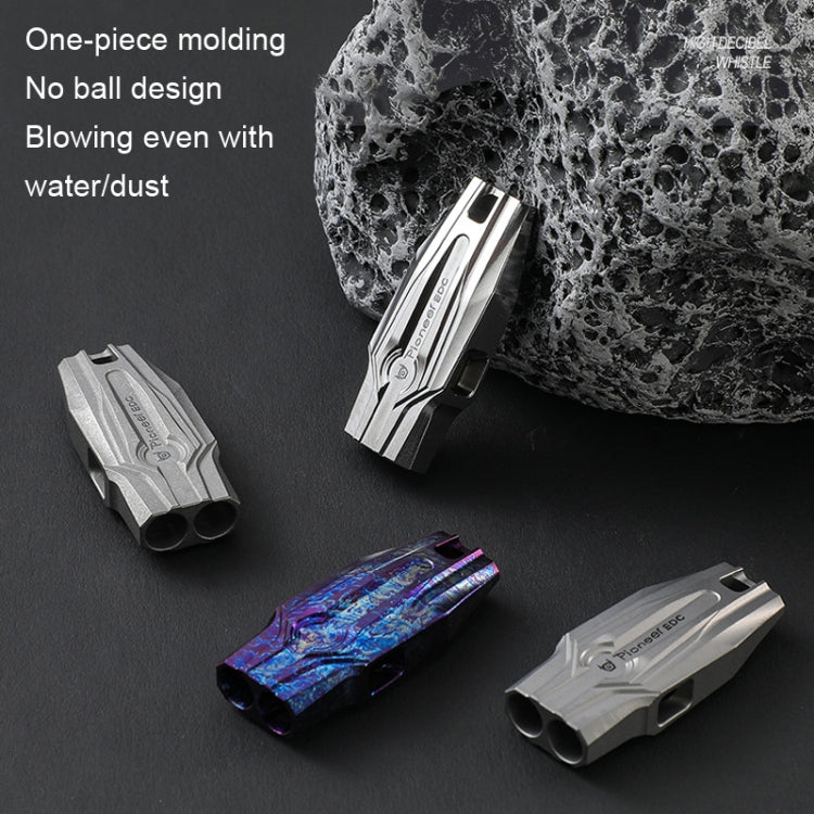 KS014 Dual Tube Outdoor Survival Referee Training High Frequency Whistle, KS014 Colorful, KS014 Natural Color, KS014 Sandblast, KS014 Stonewash