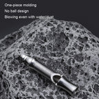 KS011 Stainless Steel Single Tube Outdoor Survivor Training High Frequency Whistle, KS011 Stainless Steel