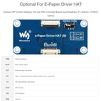 Waveshare 5inch E-Paper Display 960×552 Resolution, SPI Interface Compatible With Raspberry Pi GPIO, Display Only, With Driver HAT