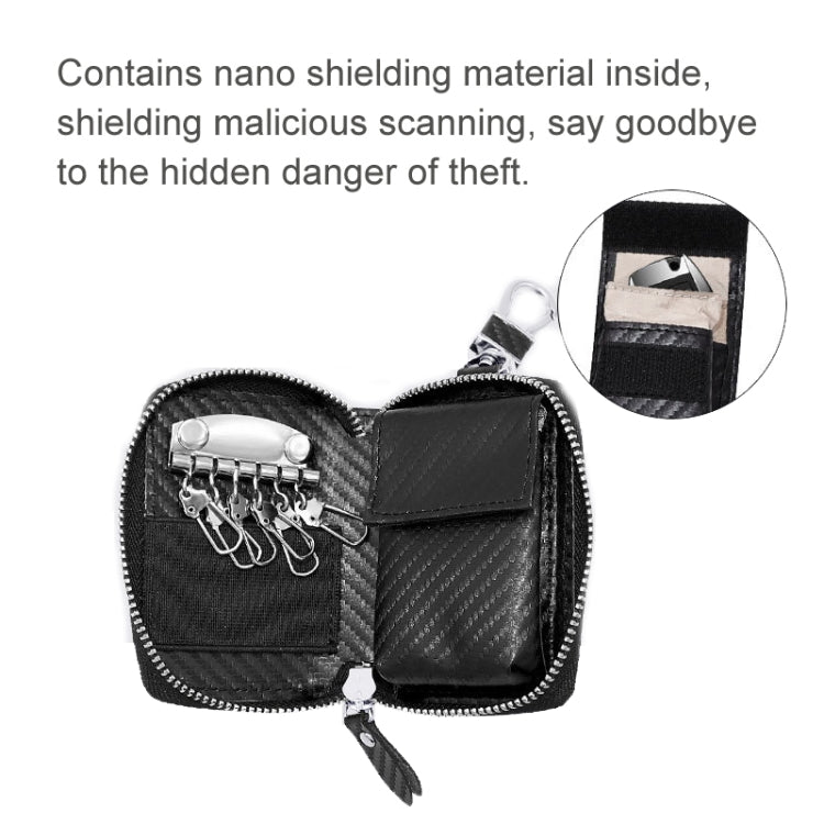 RFID Signal Shielding Key Bag Isolation Bag Anti-demagnetization Card Bag, RFID Signal Shielding Key Bag