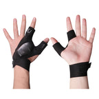 LED Night Fishing Gloves With Light Outdoor Fishing Lighting Repair Gear
