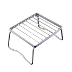 Outdoor Mini Portable Folding Grill Stainless Steel 304 Furnace Head Bracket, Size:, 17x15.5x9.5cm, 23x19.5x11cm, 27.5x23.5x13cm
