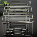 Outdoor Mini Portable Folding Grill Stainless Steel 304 Furnace Head Bracket, Size:, 17x15.5x9.5cm, 23x19.5x11cm, 27.5x23.5x13cm