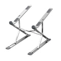 N8 Double-layer Foldable Lifting Aluminum Alloy Laptop Heat Dissipation Stand, N8 (Silver), N8 (Gray), N8 (Oxidized Silver)