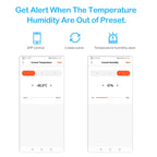 Wifi Temperature And Humidity Meter Sensor Equipment Smart Home Graffiti APP Temperature And Humidity Sensor, White, Black