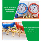 Car Air Conditioning Refrigeration Fluoridation Double Meter Valve