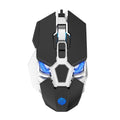 K-Snake Q18 9 Keys 6400DPI Glowing Machine Wired Gaming Mouse, Cable Length: 1.5m, Q18 Black, Q18 White