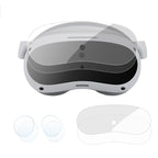For PICO 4 VR Glasses 2 Pairs Lens Film + 2pcs Panel Film Set, For PICO 4