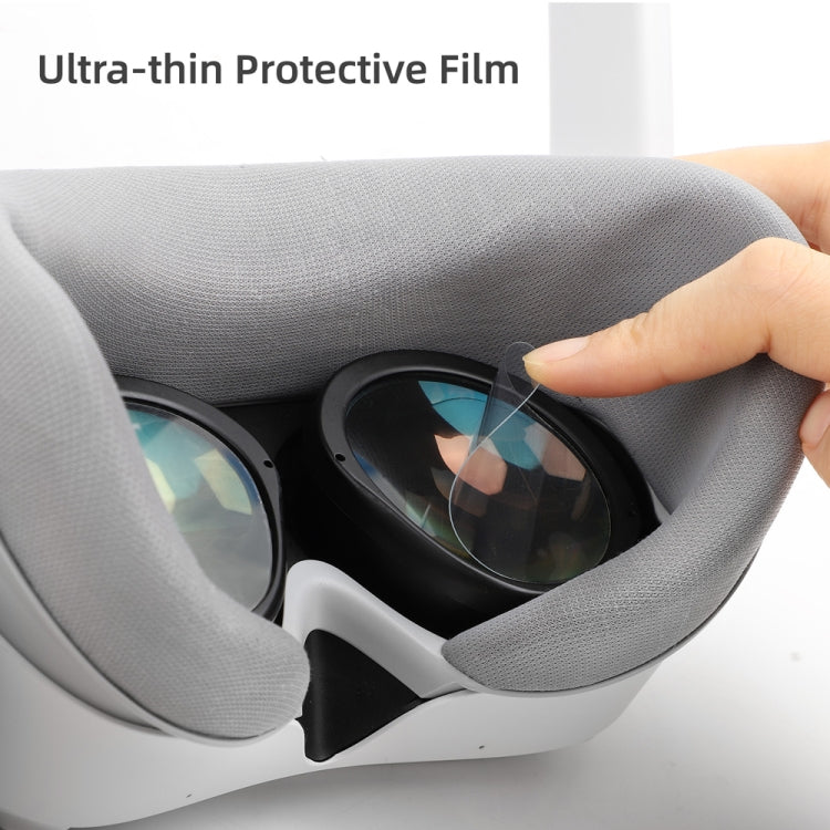 For PICO 4 VR Glasses 2 Pairs Lens Film + 2pcs Panel Film Set, For PICO 4