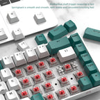 ZIYOU LANG T8 68 Keys RGB Gaming Mechanical Keyboard, Cable Length: 1.5m, Style:, T8 Chalk Version Green Shaft, T8 Micro Light Version Green Shaft, T8 Micro Light Version Tea Shaft, T8 Water Green Version Green Shaft, T8 Water Green Version Red Shaft  ...