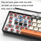 ZIYOU LANG T8 68 Keys RGB Gaming Mechanical Keyboard, Cable Length: 1.5m, Style:, T8 Chalk Version Green Shaft, T8 Micro Light Version Green Shaft, T8 Micro Light Version Tea Shaft, T8 Water Green Version Green Shaft, T8 Water Green Version Red Shaft  ...